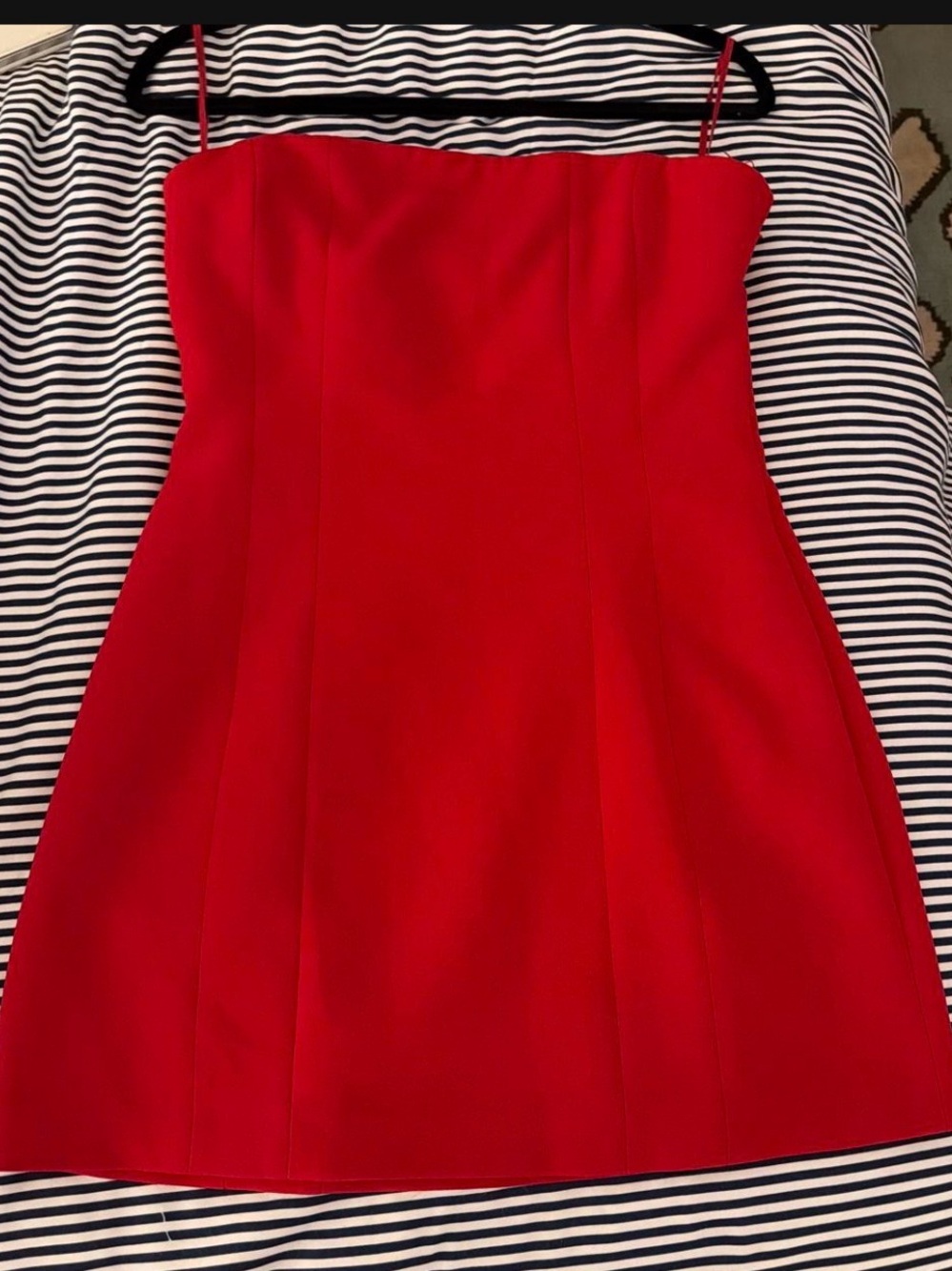 A.L.C. Red Bustier Mini Dress
